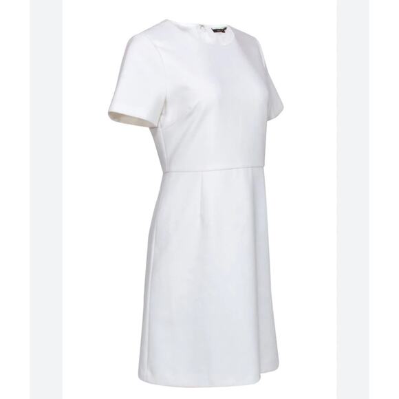 Kobi Halperin Classic Sheath Mini Dress in White, Sz 4 - Picture 1 of 13